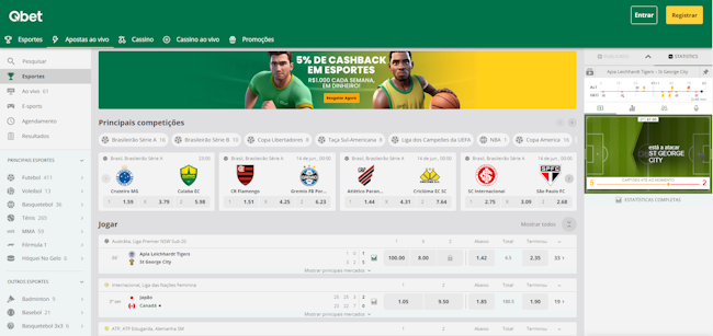 Baixar aplicativo de aposta de jogo