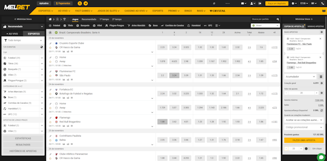 Infinity bet aposta